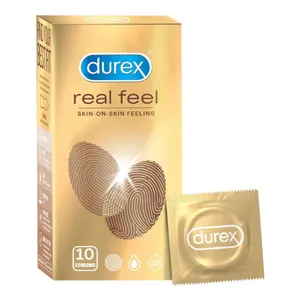Durex Real Feel Skin on Skin Feeling Condom - 10Pcs Pack (Thailand)